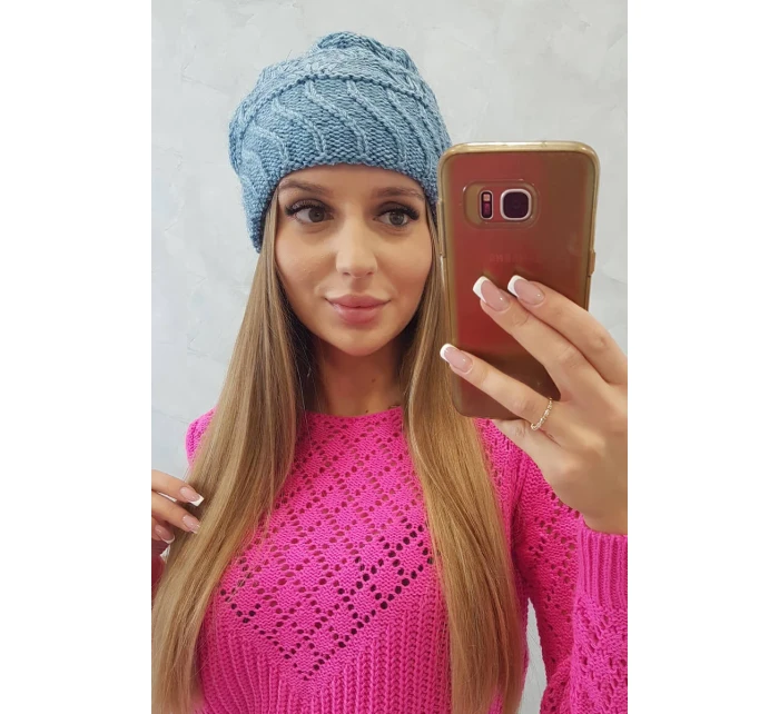Dámská čepice Dagmara K332 light denim Dámská čepice Dagmara K332 light denim