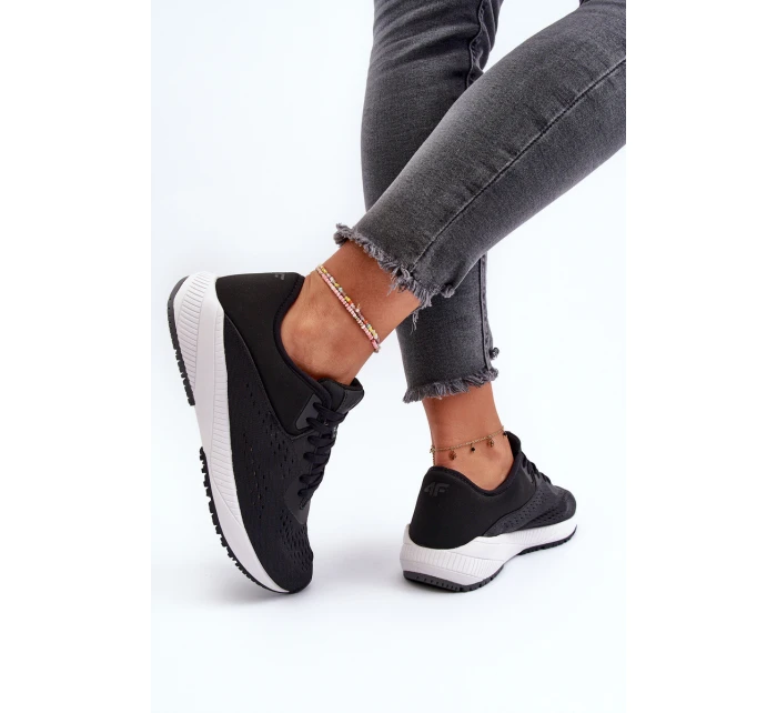 Dámské sportovní boty model 21656293 Černé - 4F Dámské sportovní boty model 21656293 Černé - 4F