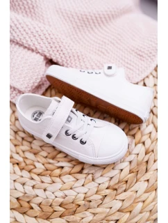 Dětské Kožené Tenisky BIG STAR EE374035 Bílé