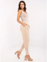Kalhoty DHJ SP model 20877970 béžové - FPrice Kalhoty DHJ SP model 20877970 béžové - FPrice