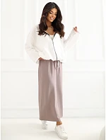 Bluza IT BL model 22267696 ecru - FPrice Bluza IT BL model 22267696 ecru - FPrice