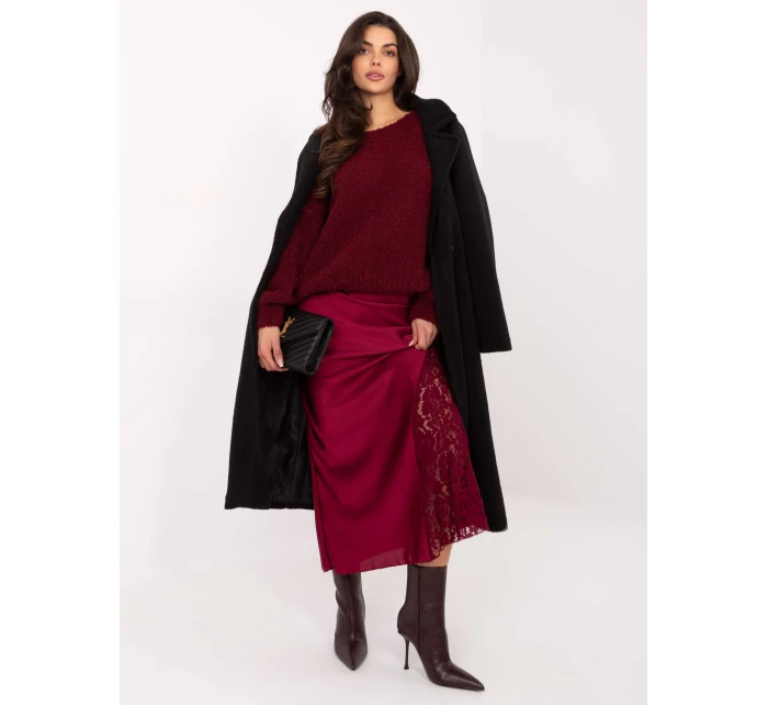 Sukně MI SD G9140.34 bordó