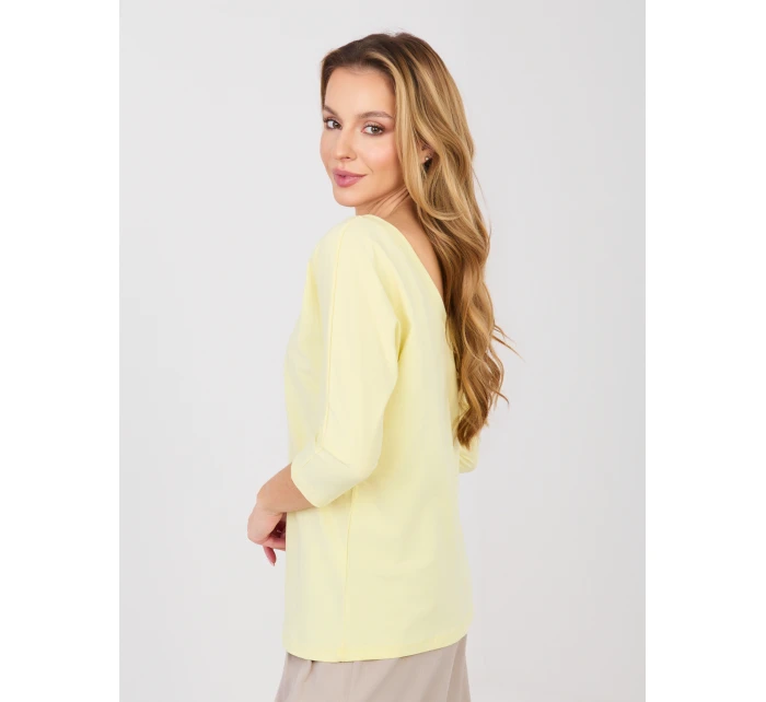 Bluzka RV BZ model 22013850 jasny żółty - FPrice