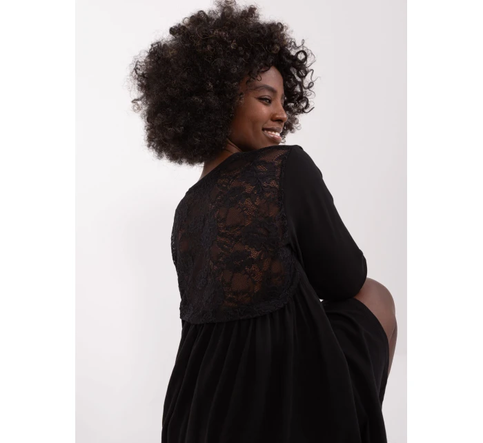 Šaty RV SK model 16328028 černá - FPrice Šaty RV SK model 16328028 černá - FPrice