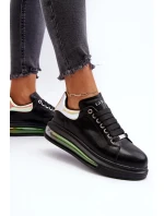 Dámské kožené tenisky GOE Black Dámské kožené tenisky GOE Black