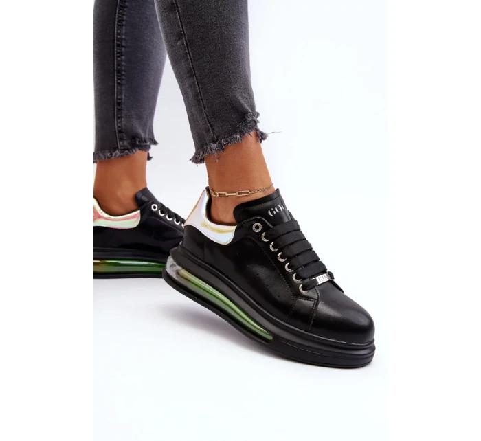 Dámské kožené tenisky GOE Black Dámské kožené tenisky GOE Black