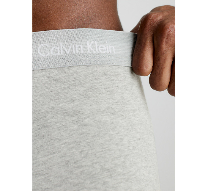 Pánské trenky 3 Pack Trunks Cotton Stretch 0000U2662G080 šedá - Calvin Klein