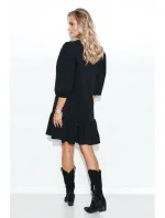 Dámské denní šaty model 18828844 černé - Makadamia