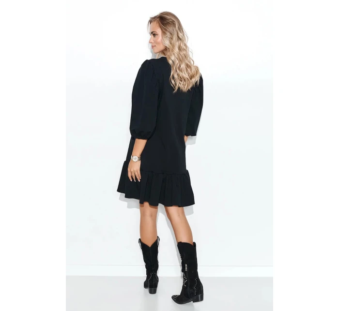 Dámské denní šaty model 18828844 černé - Makadamia