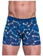 Pánské boxerky Tattoo  Tmavě modrá vzor  model 21857552 - Cornette
