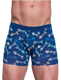 Pánské boxerky Tattoo  Tmavě modrá vzor  model 21857552 - Cornette
