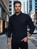 Pánský tmavě modrý svetr FashionStreet WX2257z