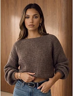 Sweter damski z w fango model 22544847 - FashionStreet Sweter damski z w fango model 22544847 - FashionStreet