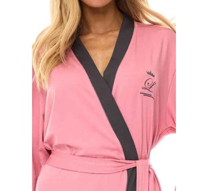 L&L 2505 dlouhý dámský viskózový župan M-2XL