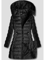 Čerá prošívaná dámská bunda pro přechodné období s kapucí (YP-22076-1) Čerá prošívaná dámská bunda pro přechodné období s kapucí (YP-22076-1)