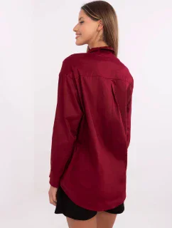 Košile DHJ KS 9213.86 bordó