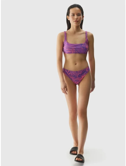 Dámský spodní díl plavek 4F - růžová Dámský spodní díl plavek 4F - růžová