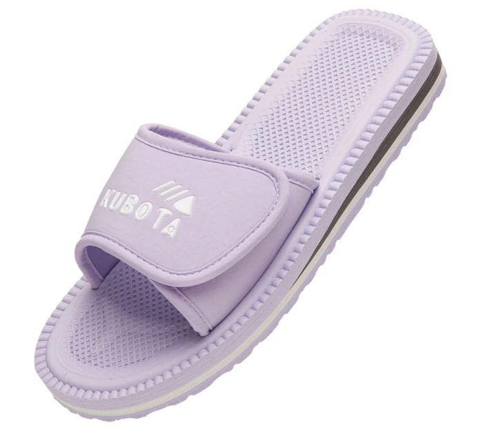 Klapky na suchý zip Kubota klasické pastelově fialové K25SS-100-001-10-1