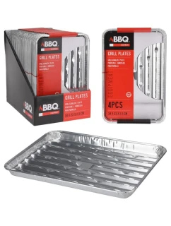 HLINÍKOVÉ GRILOVACÍ TABLETY 34x23cm 4 BALENÍ