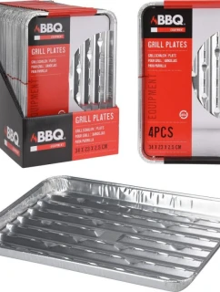 HLINÍKOVÉ GRILOVACÍ TABLETY 34x23cm 4 BALENÍ