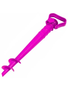 PLASTOVÁ ŠROUBOVACÍ ZÁKLADNA DEŠTNÍKU RŮŽOVÁ