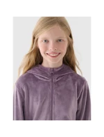 Dívčí velurová mikina s kapucí Junior model 21907491 - 4F