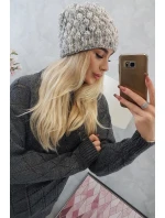 Čepice model 21798539 světle šedá - K-Fashion