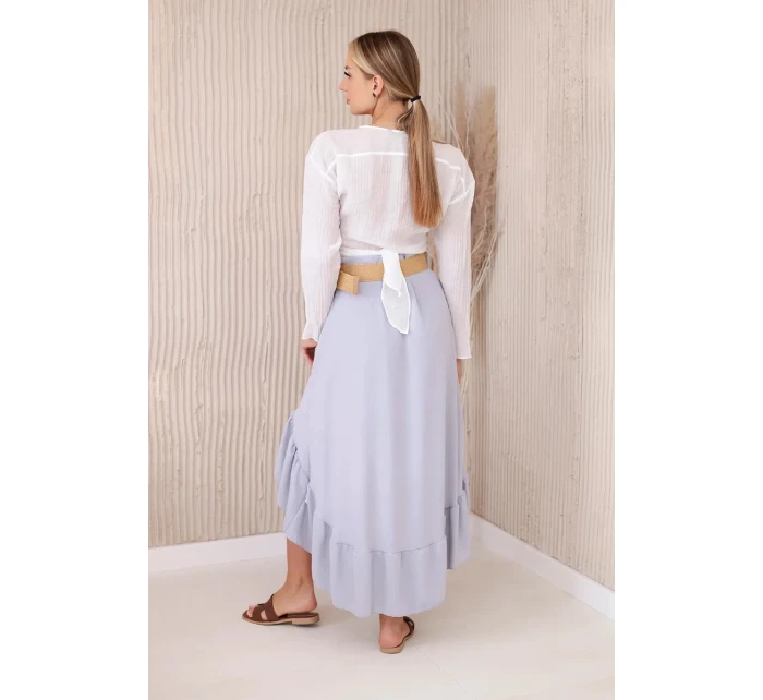 Sukně s delšími zády šedý Sukně s delšími zády šedý