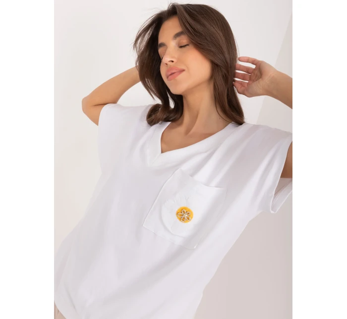 Bluzka RV BZ model 19768828 biały - FPrice Bluzka RV BZ model 19768828 biały - FPrice