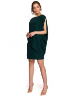 S262 Vrstvené šaty - zelené