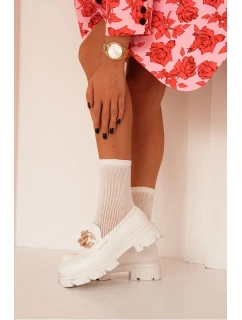 Dámské punčochy síťované Ecru