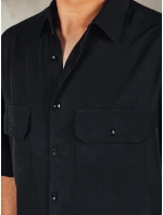 Pánské tričko s krátkým rukávem černé model 21990400 - Dstreet