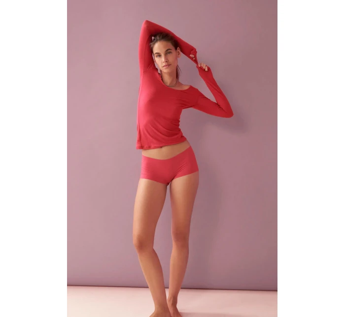 Beauty Layers Top Scoop Neck - ORANGE - TRIUMPH ORANGE - TRIUMPH