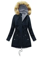 DWUSTRONNA DAMSKA KURTKA ZIMOWA Z KAPTUREM model 21241839 - MHM