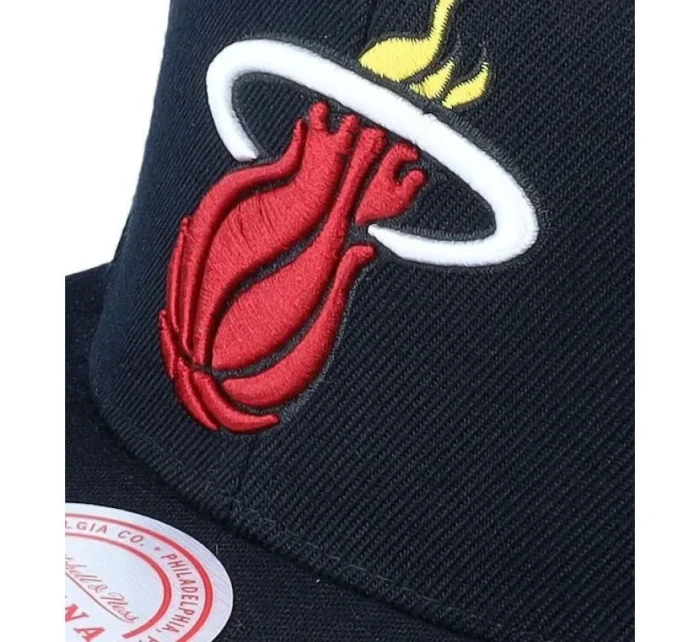 NBA Miami Heat Top Spot Snapback Heat Cap model 21758026 - Mitchell & Ness NBA Miami Heat Top Spot Snapback Heat Cap model 21758026 - Mitchell & Ness
