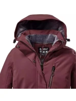 Dámský kabát s kapucí Killtec KOW 170 WMN JCKT bordó (38030/445)