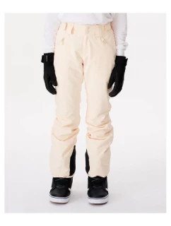 Lyžařské kalhoty RIP CURL Rider s vysokým pasem bílé