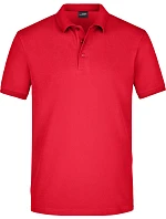 Daiber JN 710 Pánské elastické piqué polo 02.0710 red