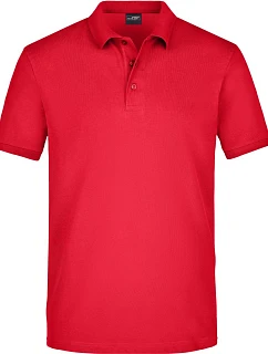 Daiber JN 710 Pánské elastické piqué polo 02.0710 red