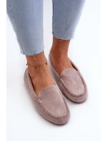 Dámské lodičky z semiše fialové model 21659278 - Boto