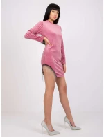 Šaty DHJ SK 6509.82P tmavě růžová