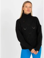Dámský svetr LC SW model 17650160 černý - FPrice