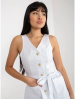 Dámské šaty LK SK 508253 šaty.44P bílá - FPrice Dámské šaty LK SK 508253 šaty.44P bílá - FPrice