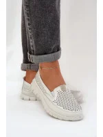 Mokasiny model 21133314 krémové Step in style - SWEET SHOES