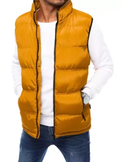 Pánská prošívaná žlutá vesta FashionStreet TX4084