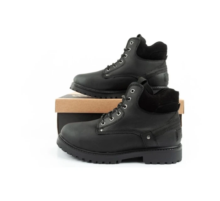 pánské boty boots smart leather black model 21420794 - Wrangler
