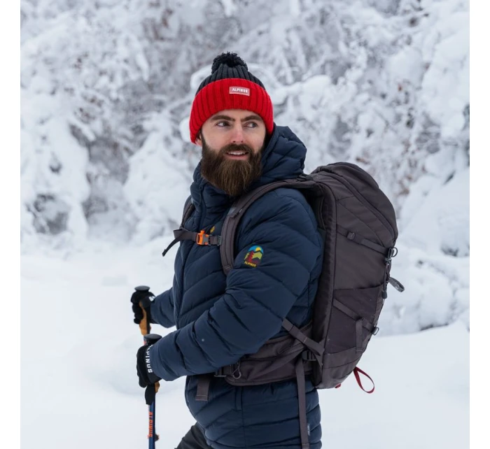 Alpinus Matind Hat Red Grey-R