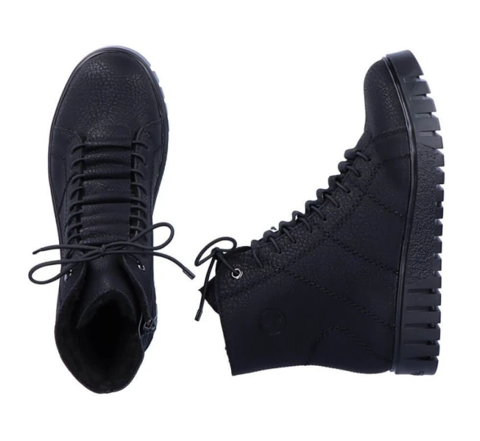 Rieker W R279B černé zateplené boty