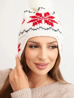 Čepice s rolováním Magda K293 camel