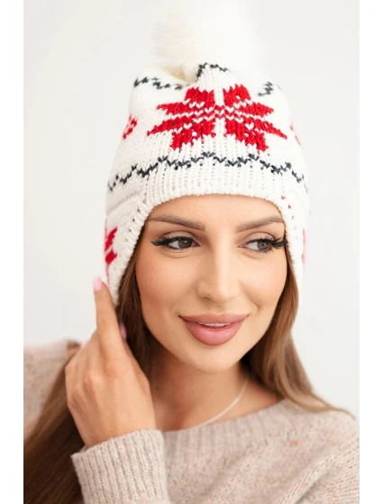 Čepice s rolováním Magda K293 camel